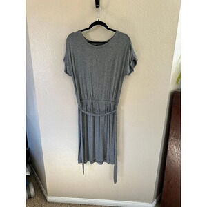 Banana Republic Women's Gray Dress, gray dress, short‎ sleeve gray dress,